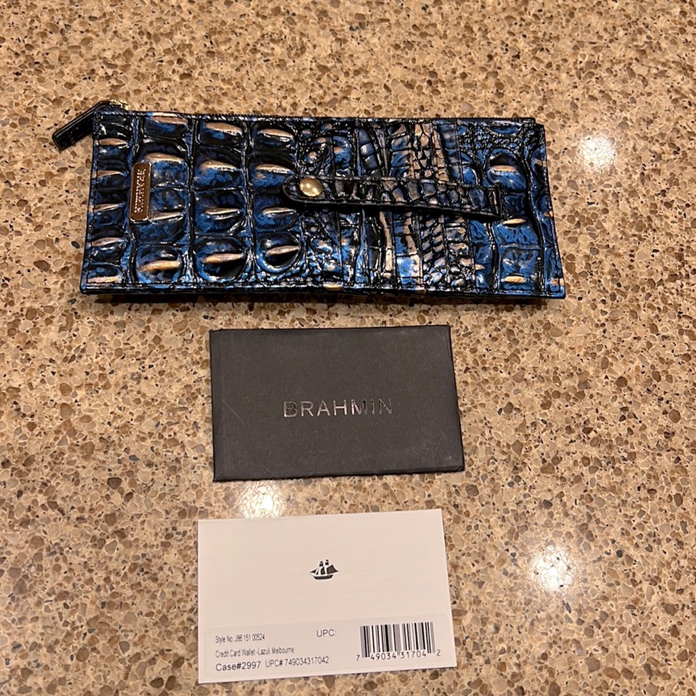 Brahmin Credit Card Wallet- Lazuli Melbourne